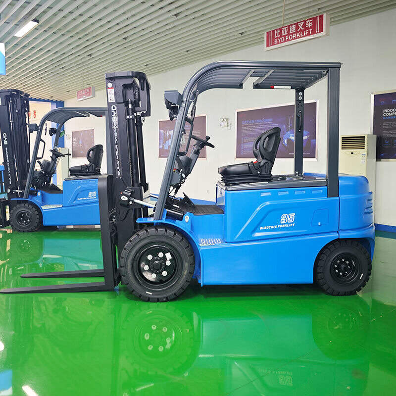 湖北精密仪器仓库2吨电动叉车，托盘转运方案